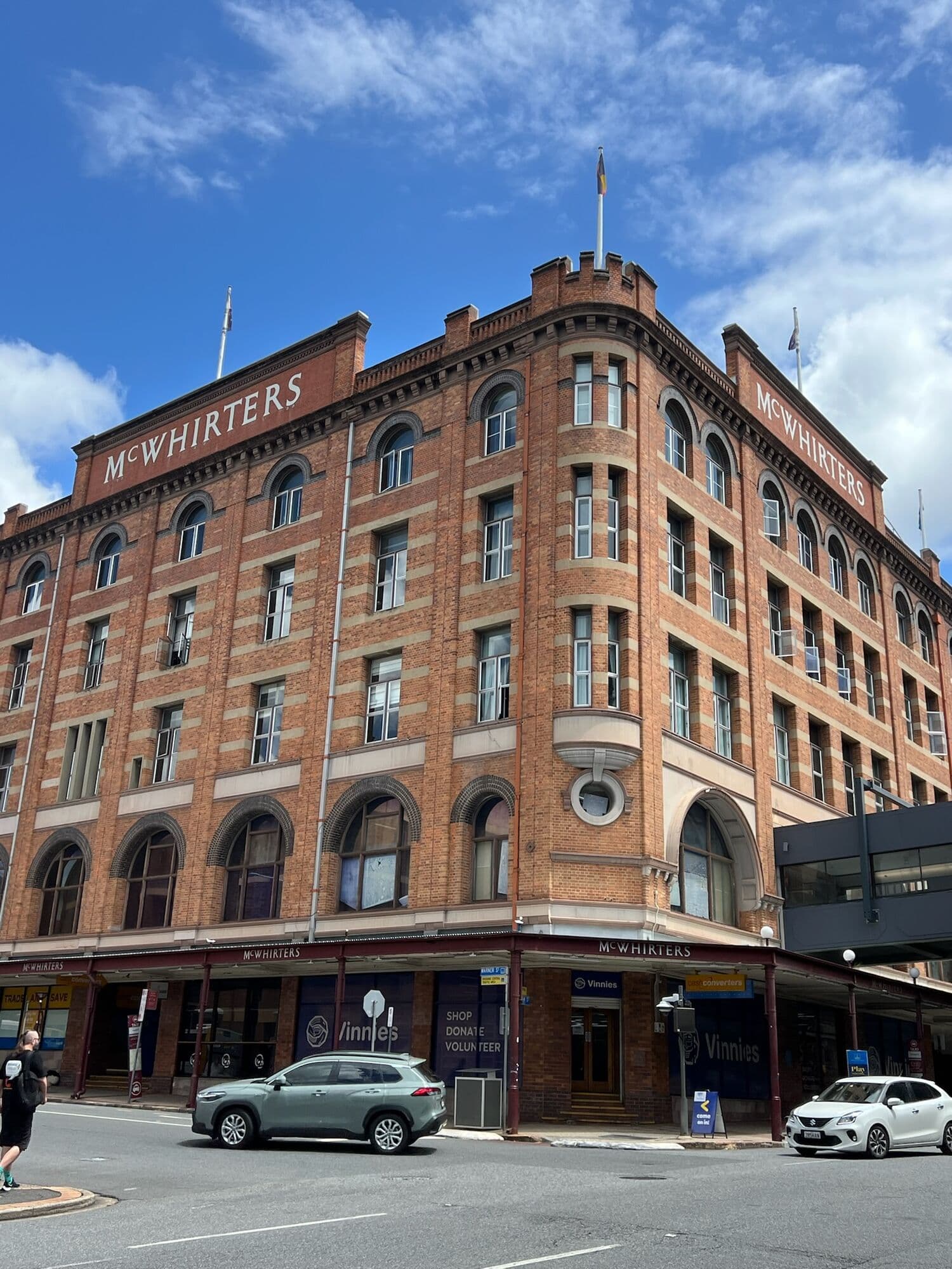 McWhirters building corner view